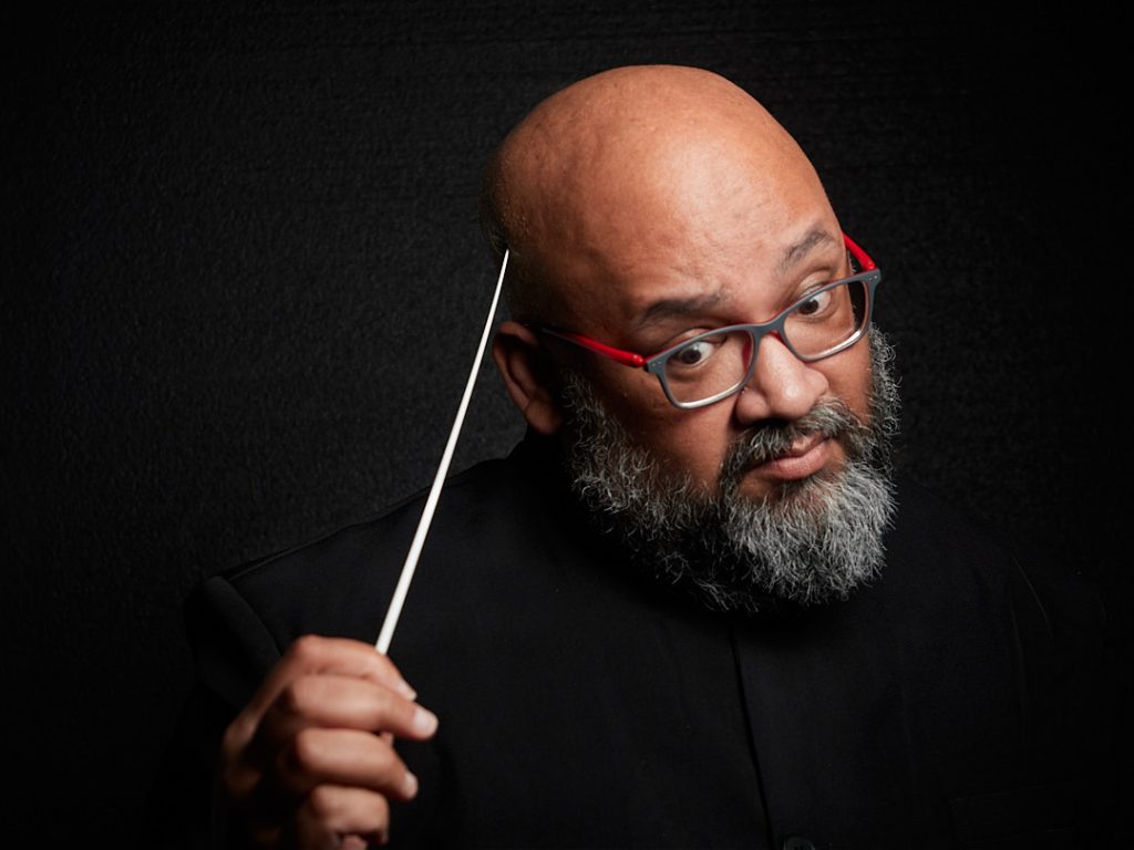 Minesh Shah, conductor of Ramsey Wind Symphony